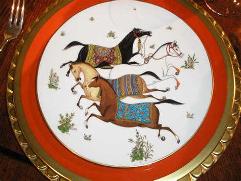 replica hermes dishes|hermes equestrian plates.